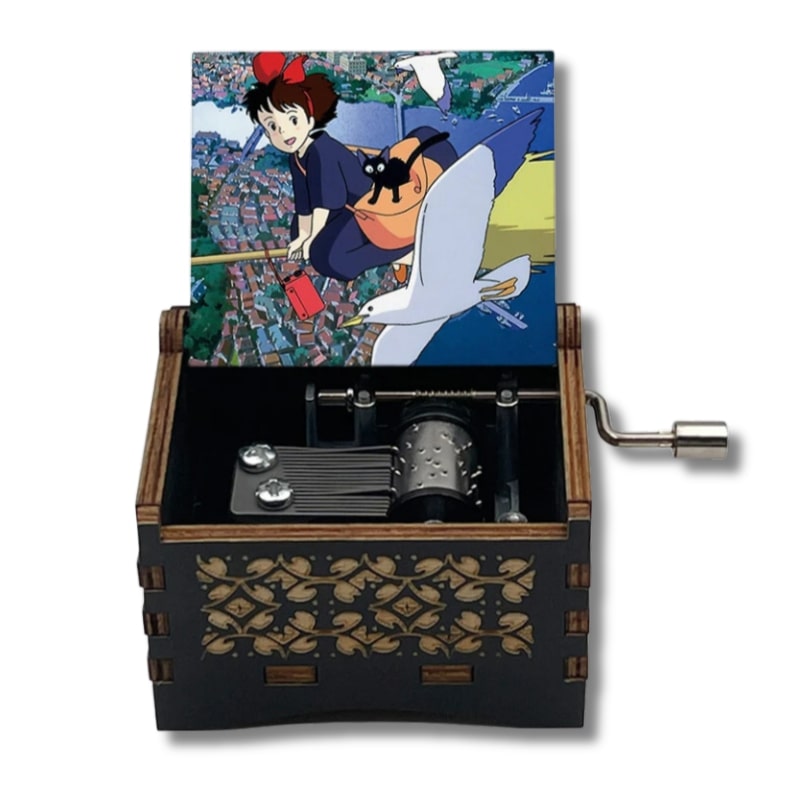 Boîte à musique manivelle Kiki La Petite Sorcière