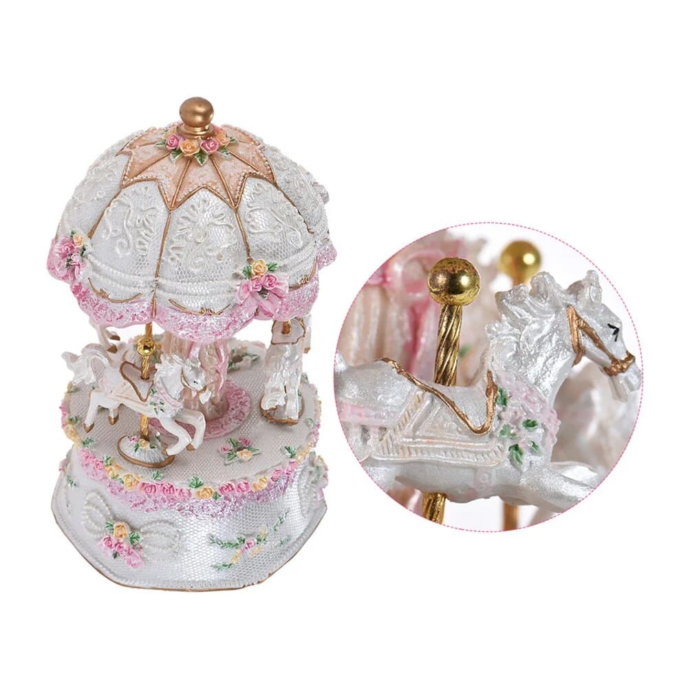 Carrousel Musical Ancien Manège Chevaux