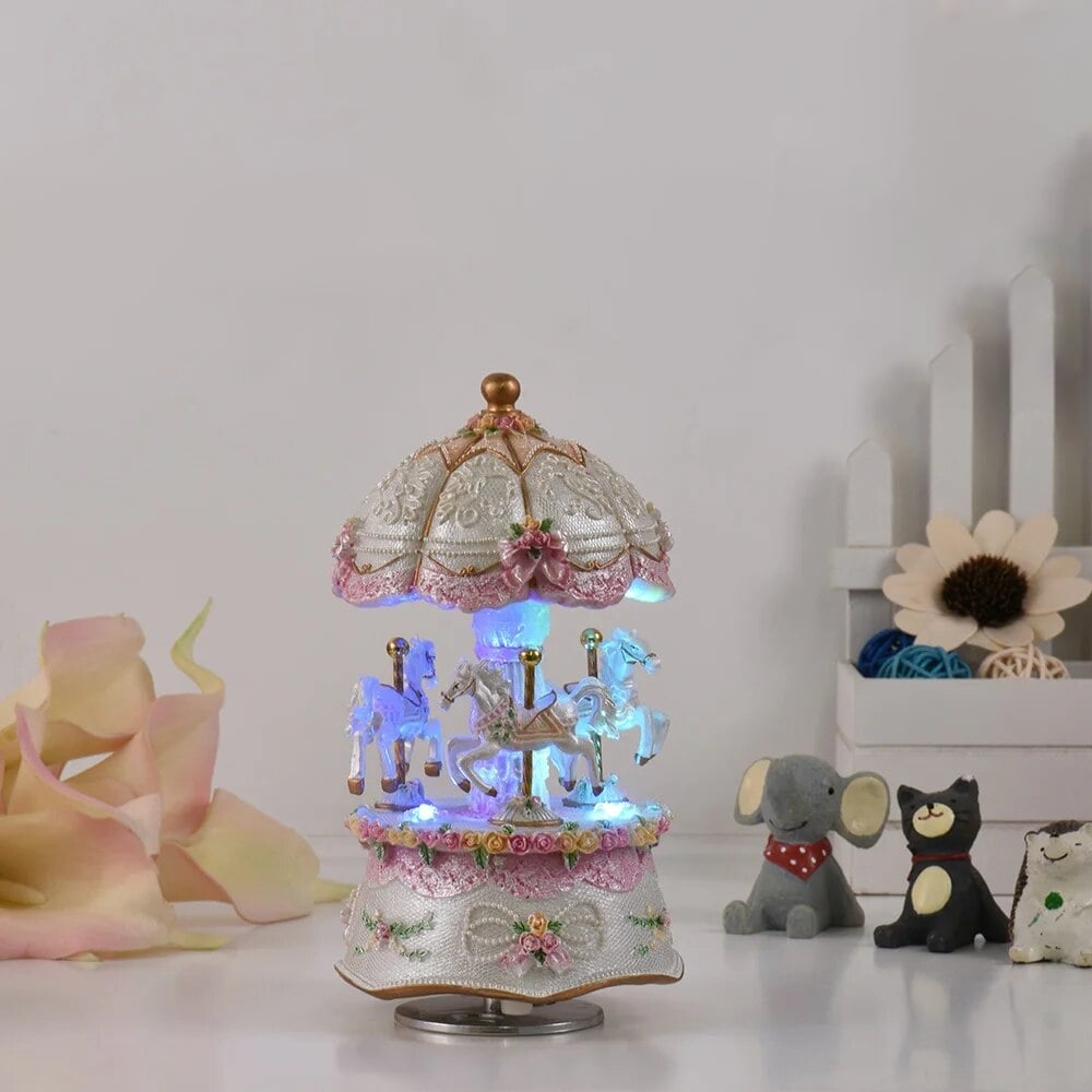 Carrousel Musical Ancien Chevaux