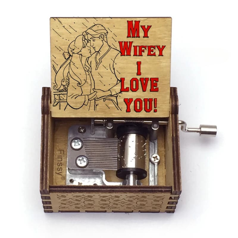 boite à musique anastasia en bois