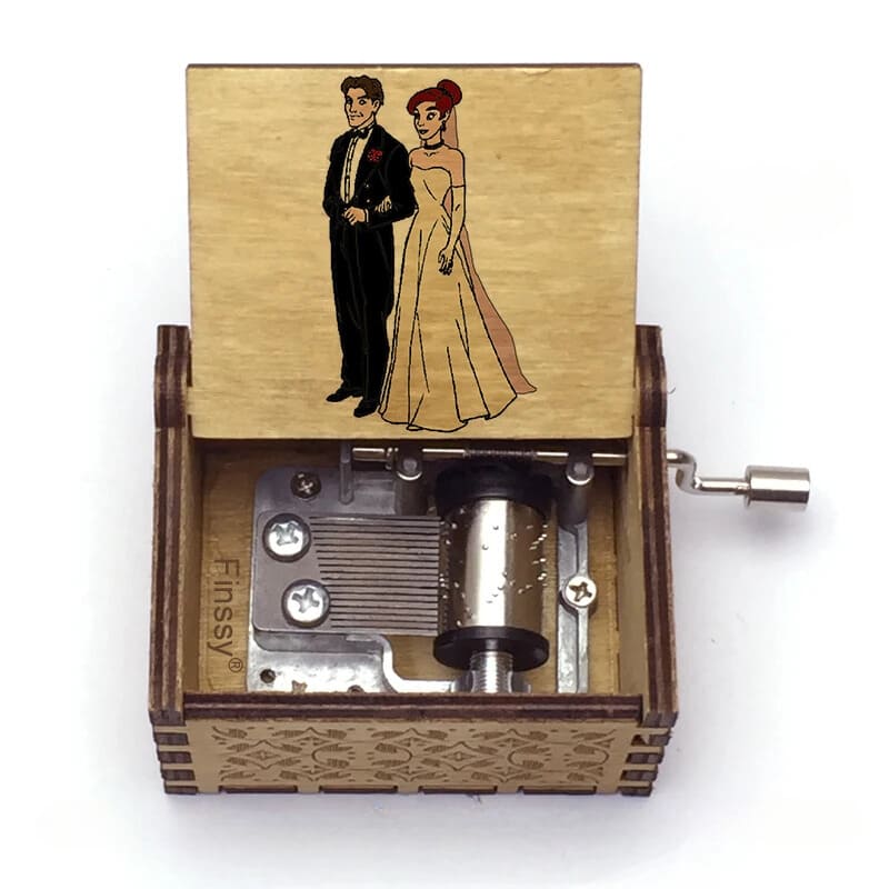 boite à musique anastasia en bois
