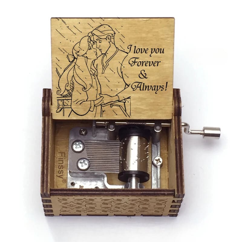 boite à musique anastasia en bois