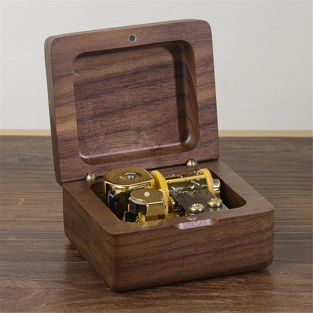 boite à musique bois ancienne