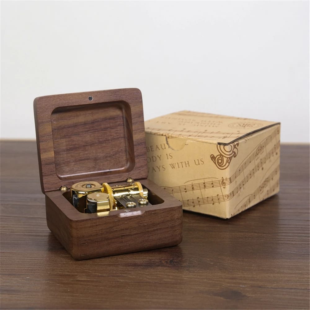 boite à musique bois ancienne