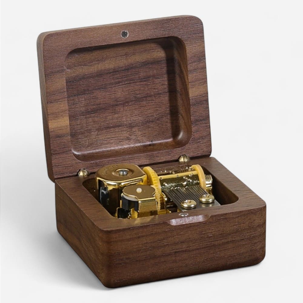 boite à musique bois ancienne