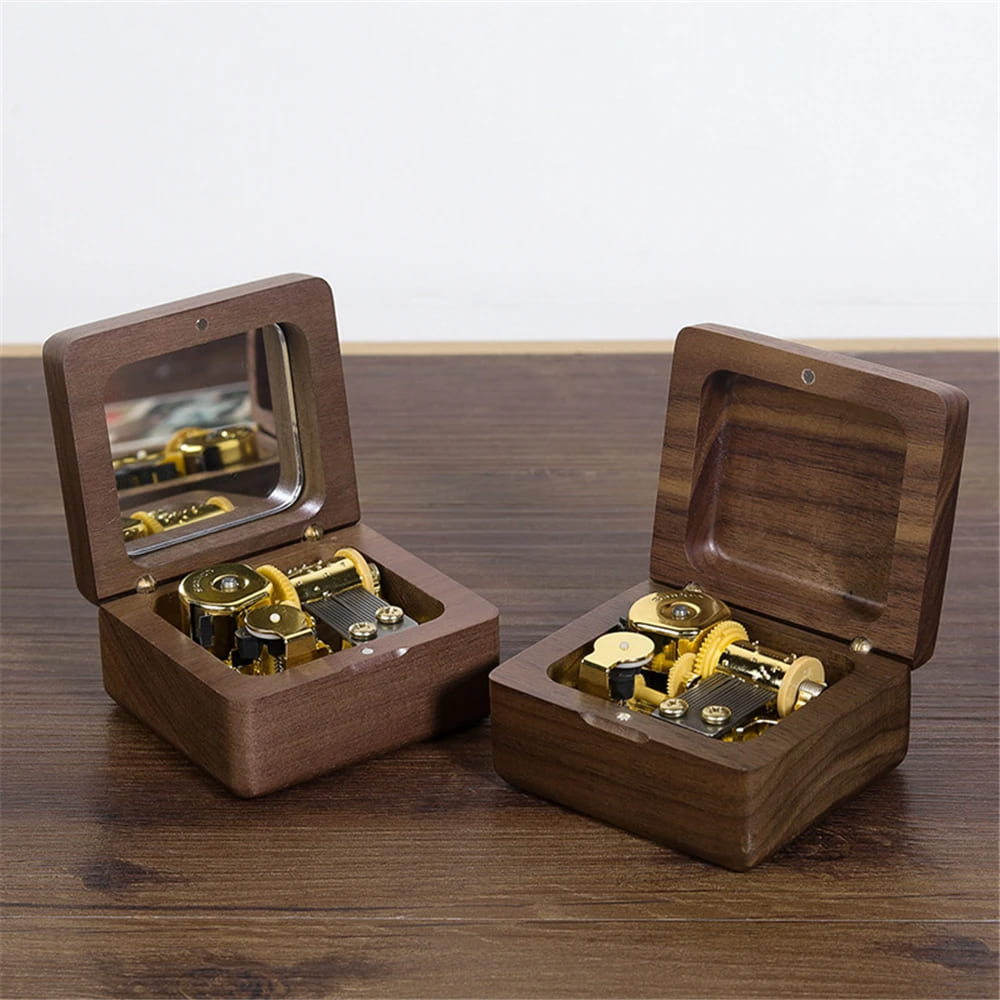 boite à musique bois ancienne