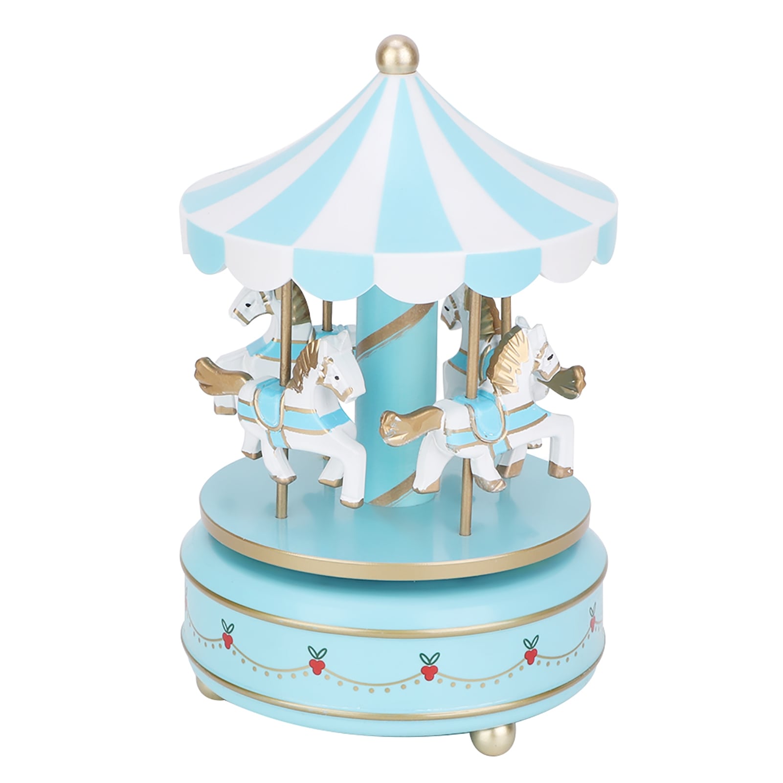 carrousel musical bleu
