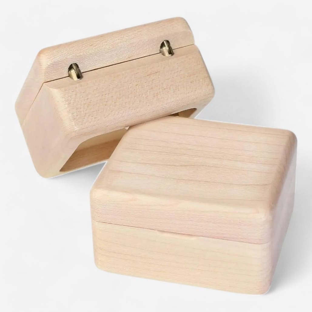 boite a musique coldplay yellow en bois