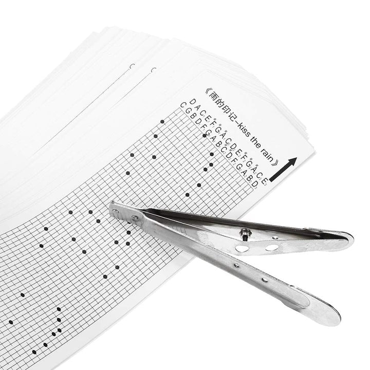 boîte à musique à manivelle personnalisable perforateur