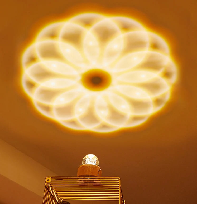 boite a musique lumineuse rose