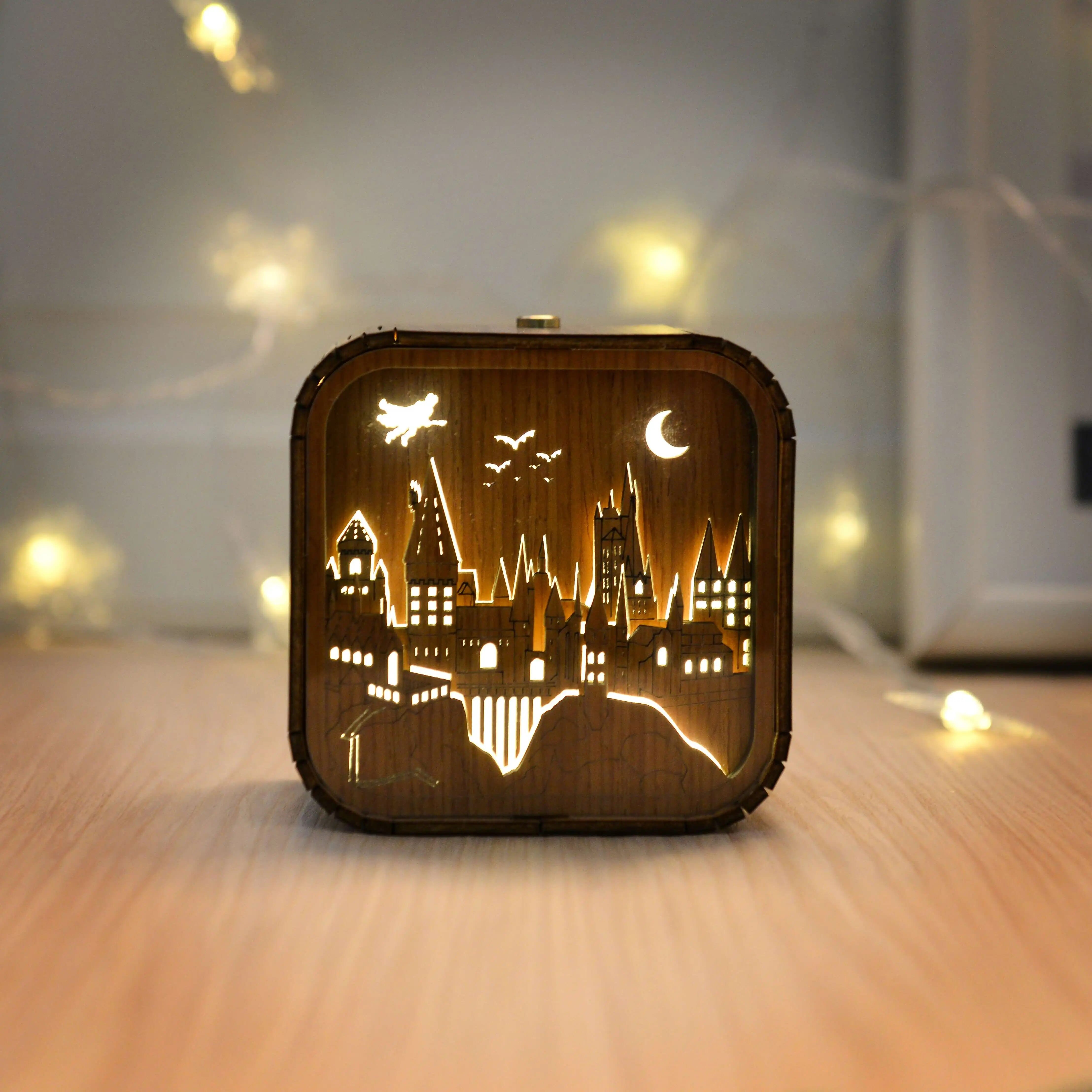 boite a musique veilleuse harry potter