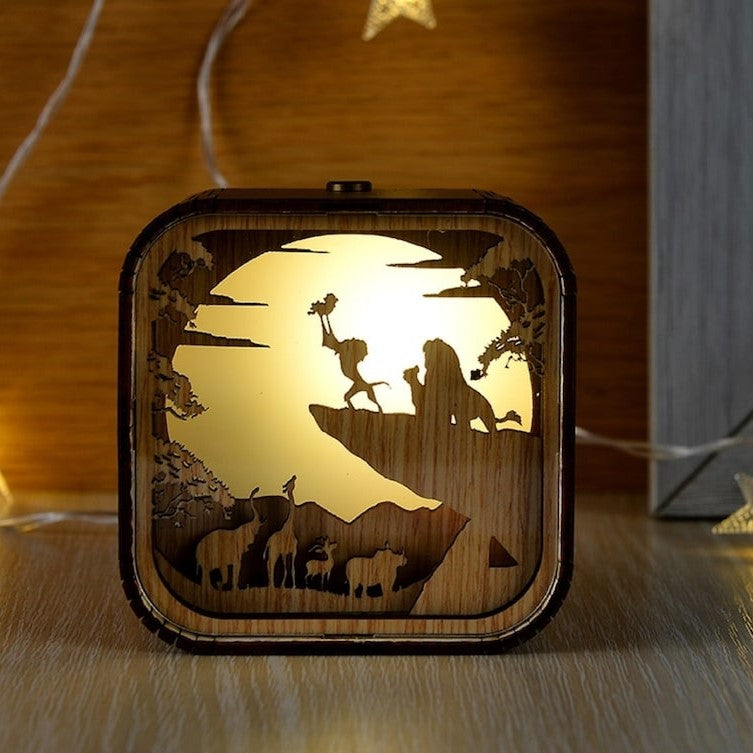 boite a musique veilleuse le roi lion