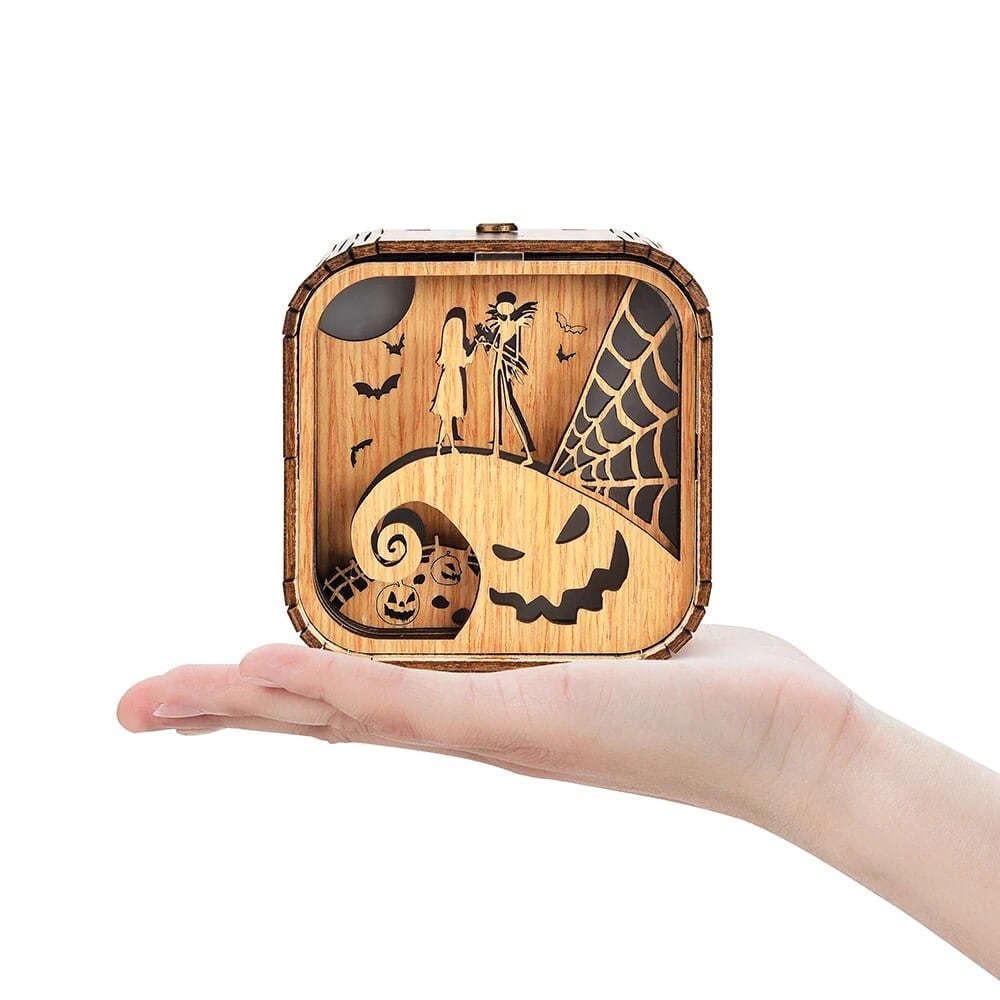 boite a musique veilleuse halloween