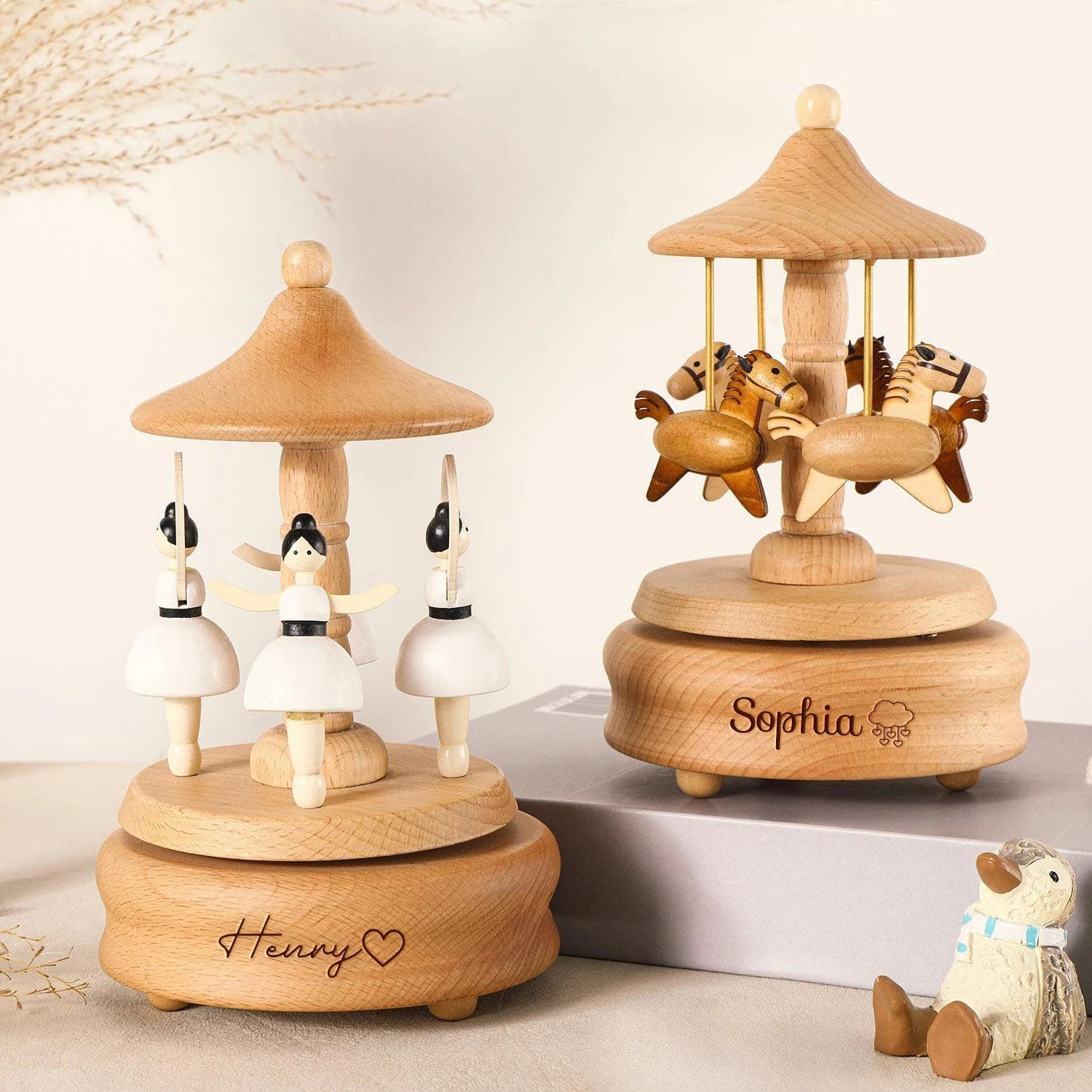 Carrousel Musical Personnalisé Prénom
