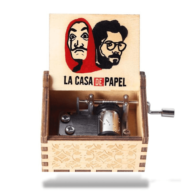 Boîte à Musique Bella Ciao en bois