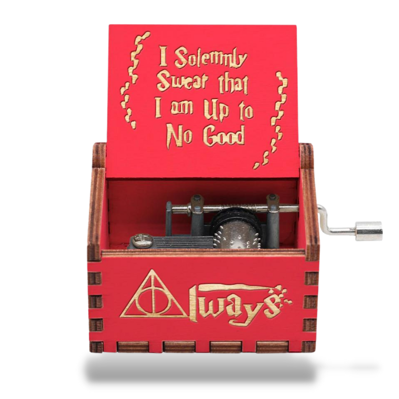 Boîte à Musique Bois Harry Potter Rouge