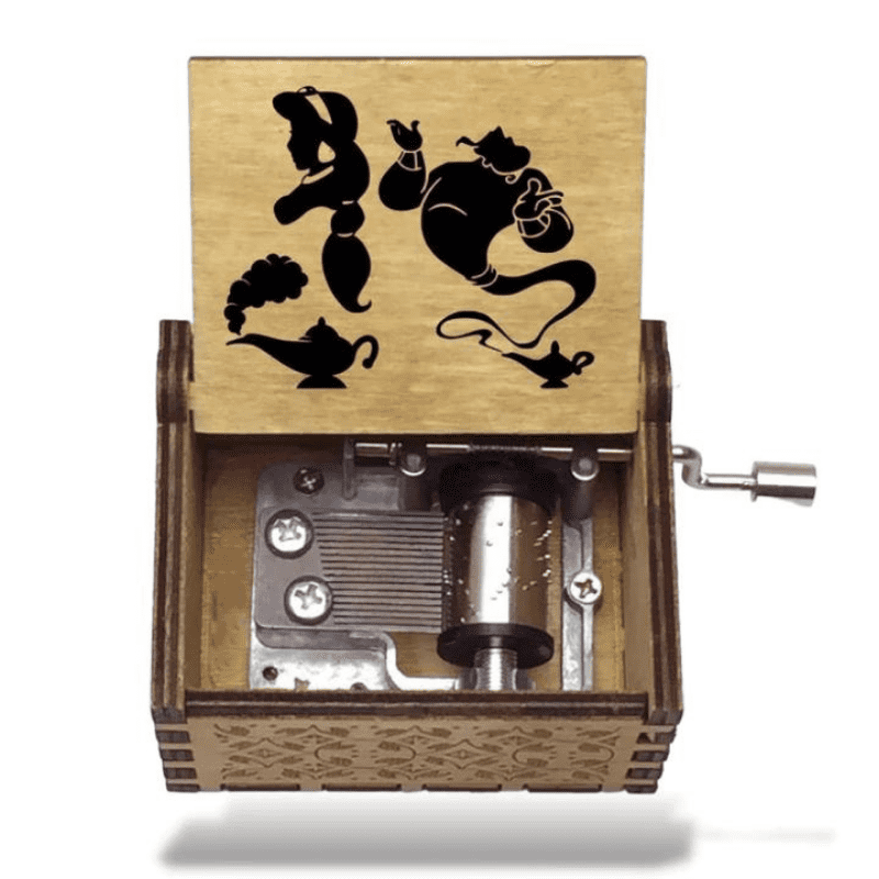 Boîte à Musique Aladin en bois