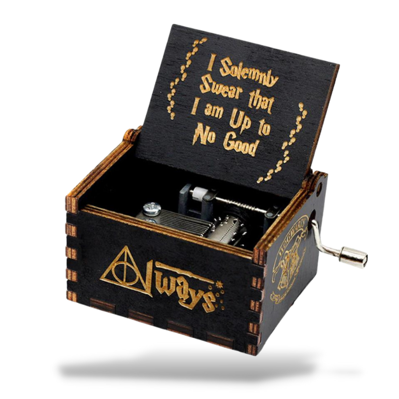 Boîte à Musique Bois Harry Potter Noir