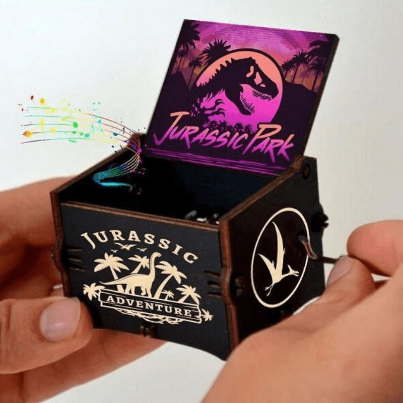 Boîte à Musique Manivelle Jurassic Park