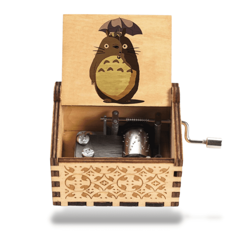 Boîte à Musique Mon Voisin Totoro en Bois