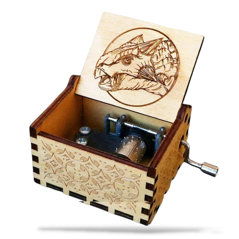 Boîte à Musique Dino Manivelle