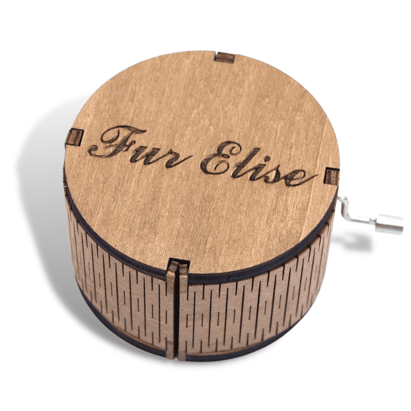 Boîte à Musique Lettre à Élise en bois