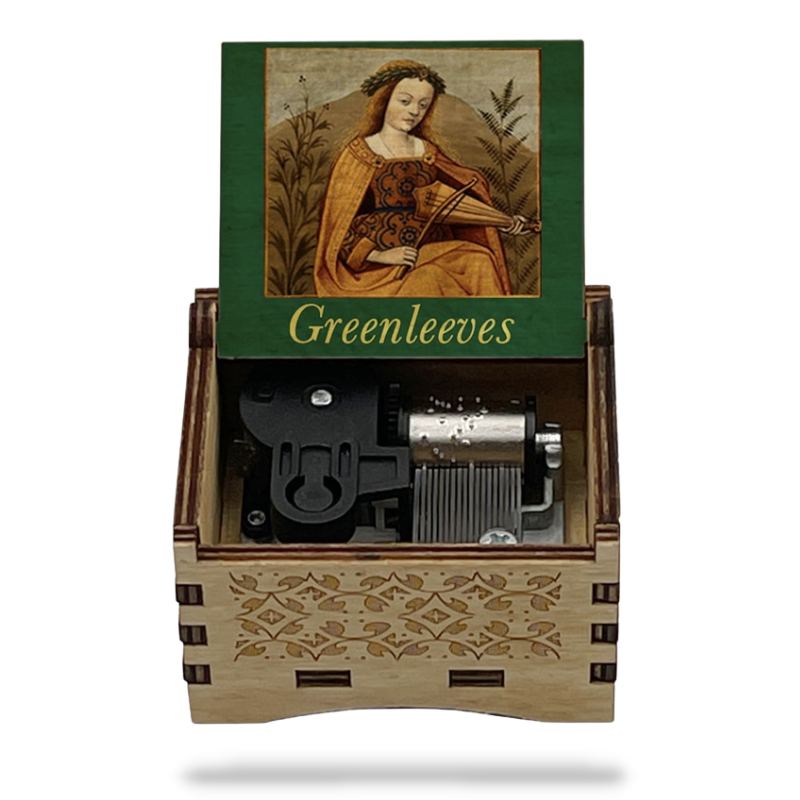 Boîte à Musique Ancienne en Bois Automatique