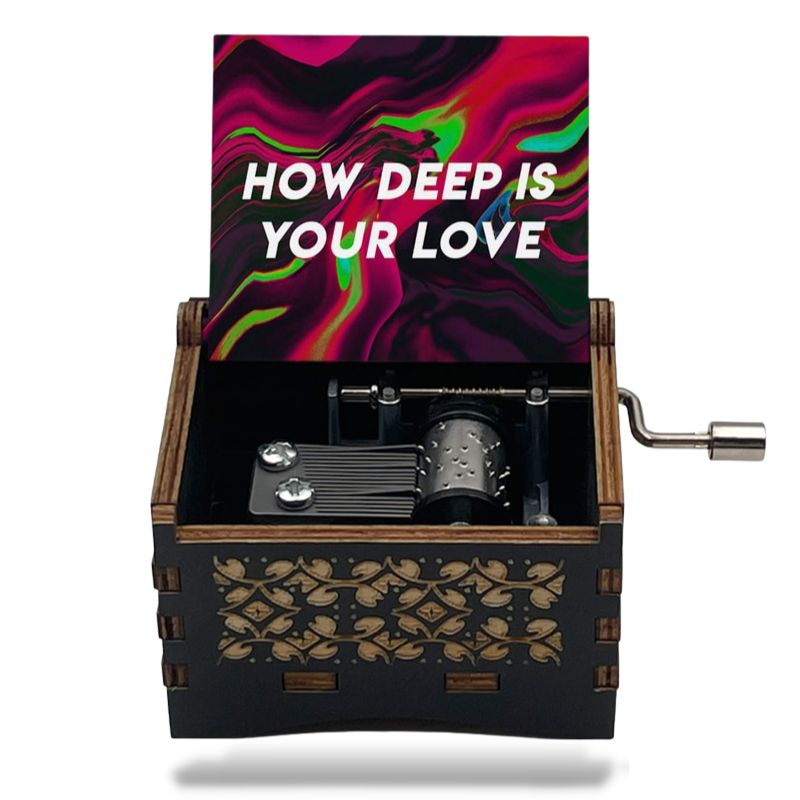 Boîte à Musique Bee Gees Bois