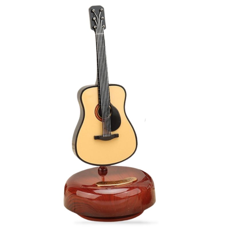 Boîte à Musique en forme de Guitare