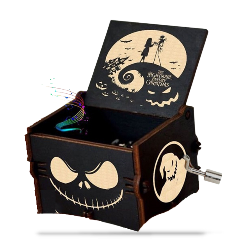 Boîte à Musique Manivelle L'Étrange Noël de Mr Jack