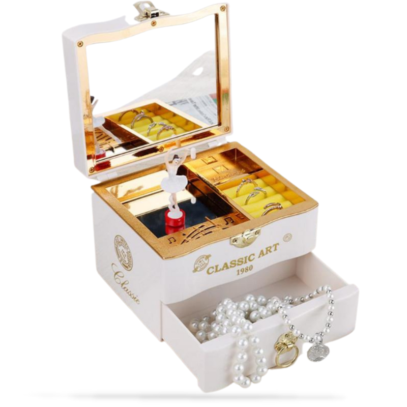 Ancienne Boîte à Bijoux avec Danseuse Ballerine