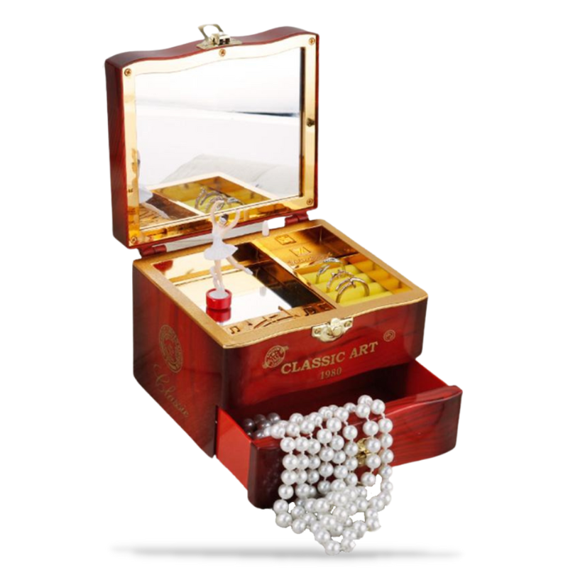 Boîte à Musique Automatique avec Danseuse