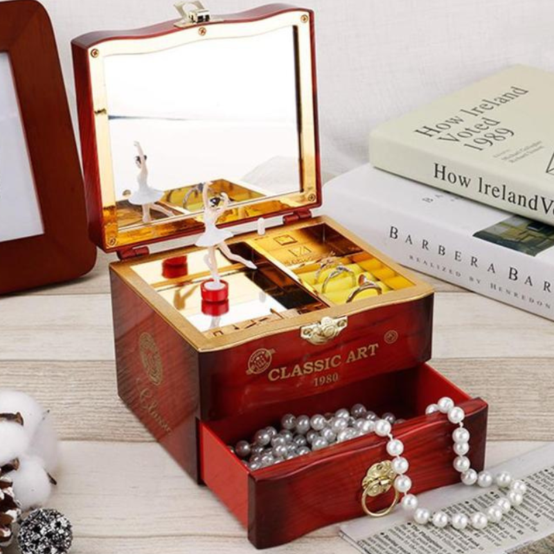 Boîte à Bijoux Musicale avec Danseuse