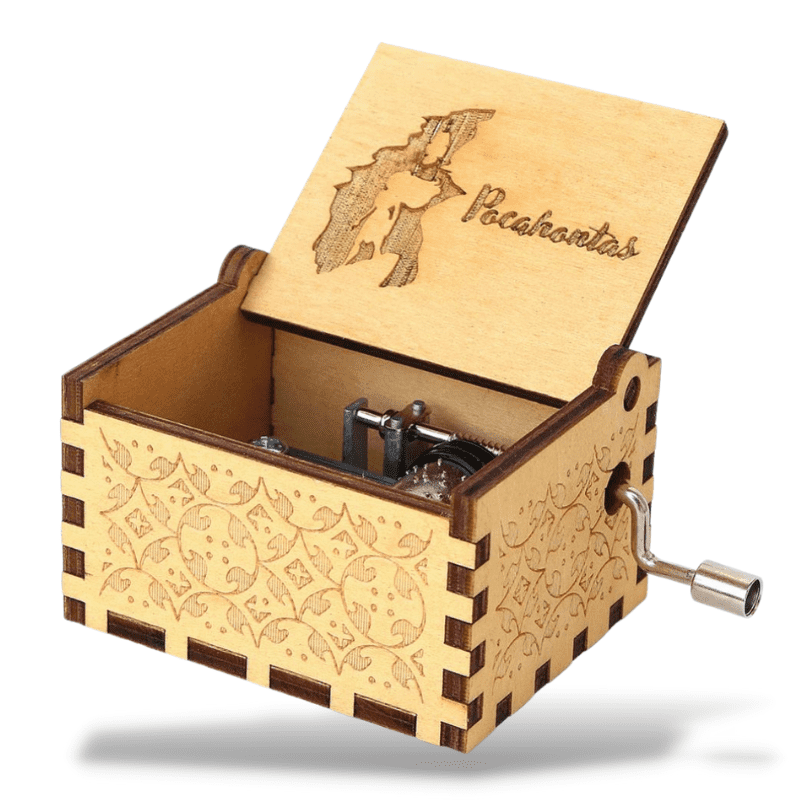 Boîte à Musique Pocahontas en Bois