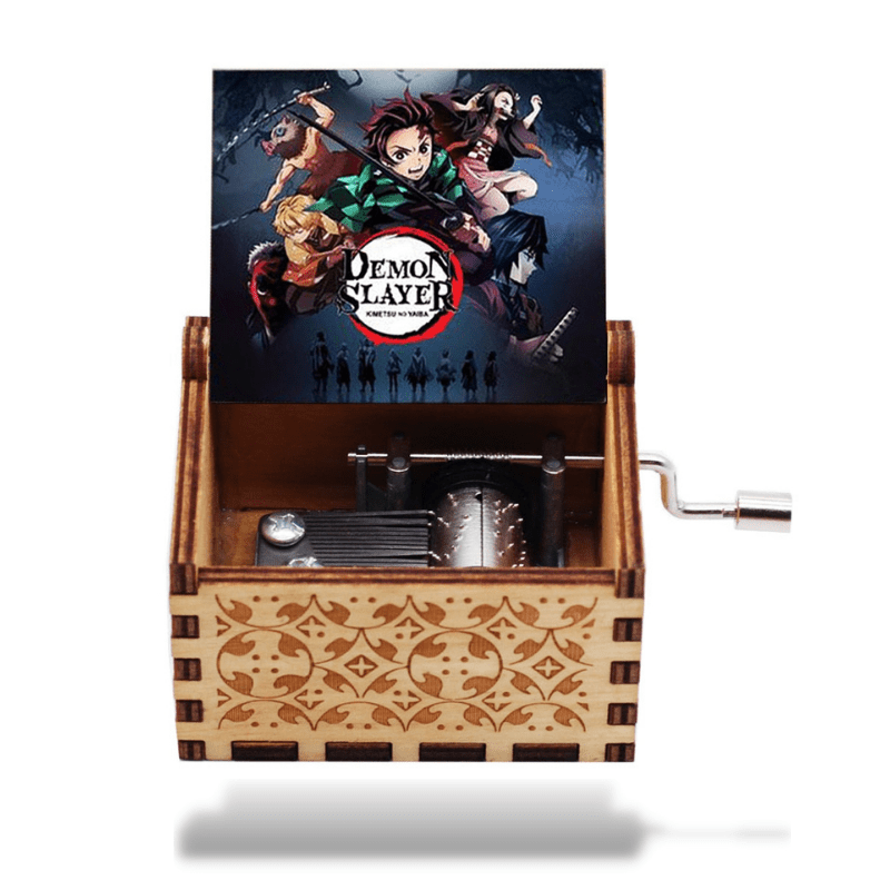 Boîte à Musique Demon Slayer en bois