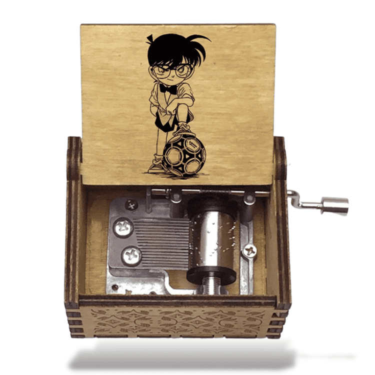 Boîte à Musique Detective Conan en bois