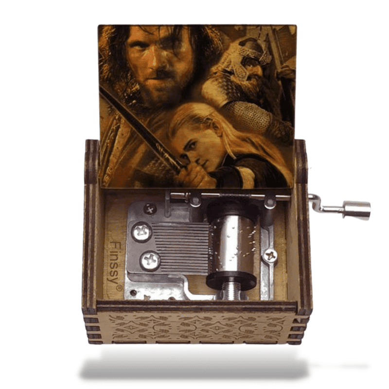 Boîte à Musique Manivelle Le Seigneur des Anneaux