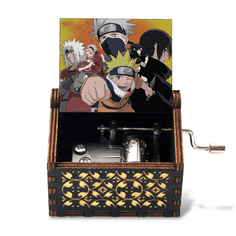 Boîte à Musique Naruto en bois