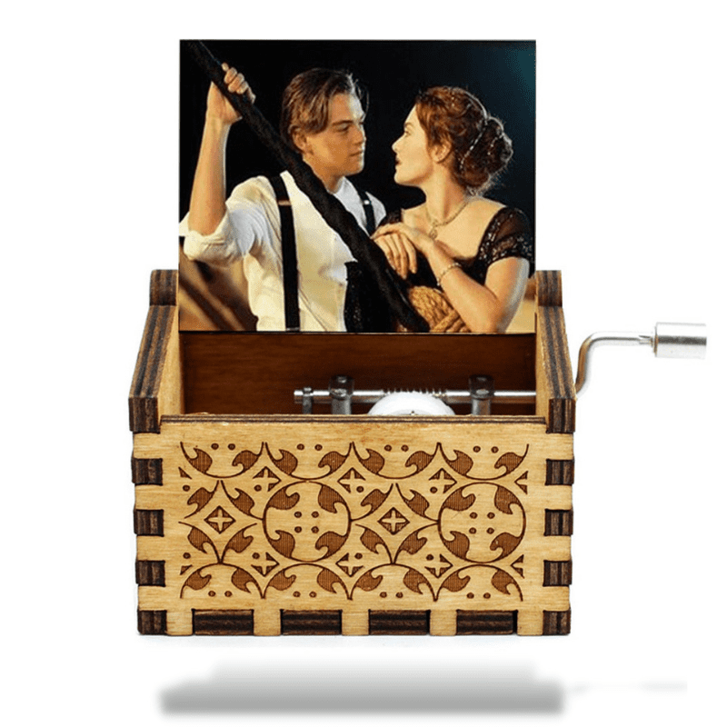 Boîte à Musique Titanic en Bois
