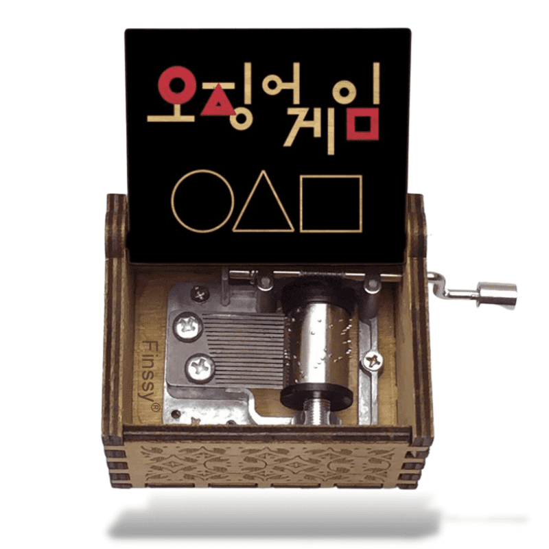 Boîte à Musique Squid Game en bois