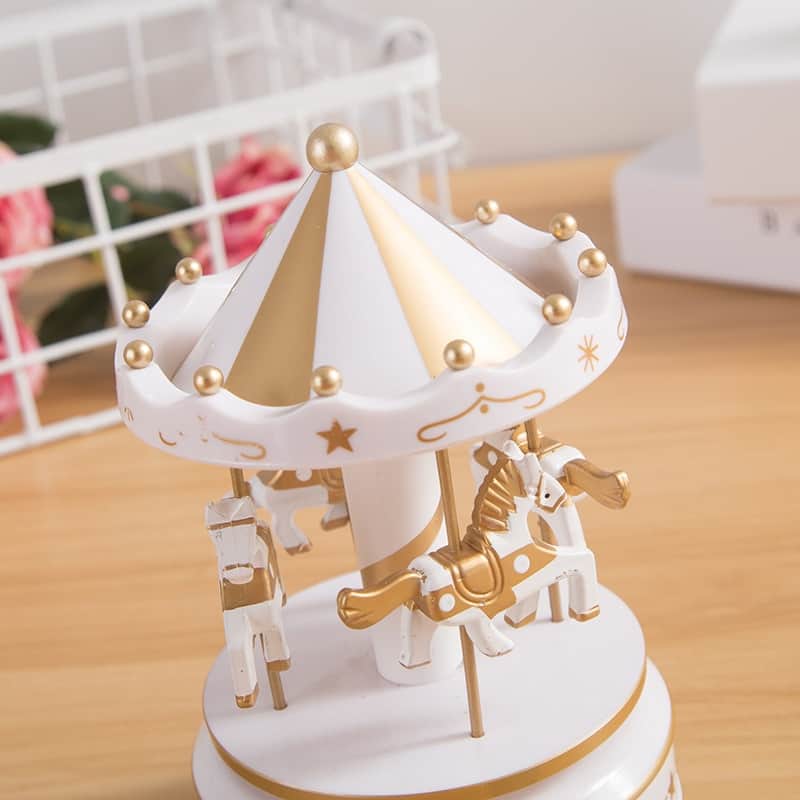 Boîte à Musique Bébé Carrousel