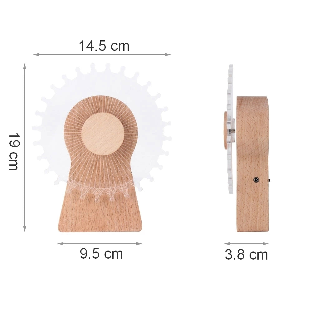Boîte à Musique Grande Roue Design DImensions