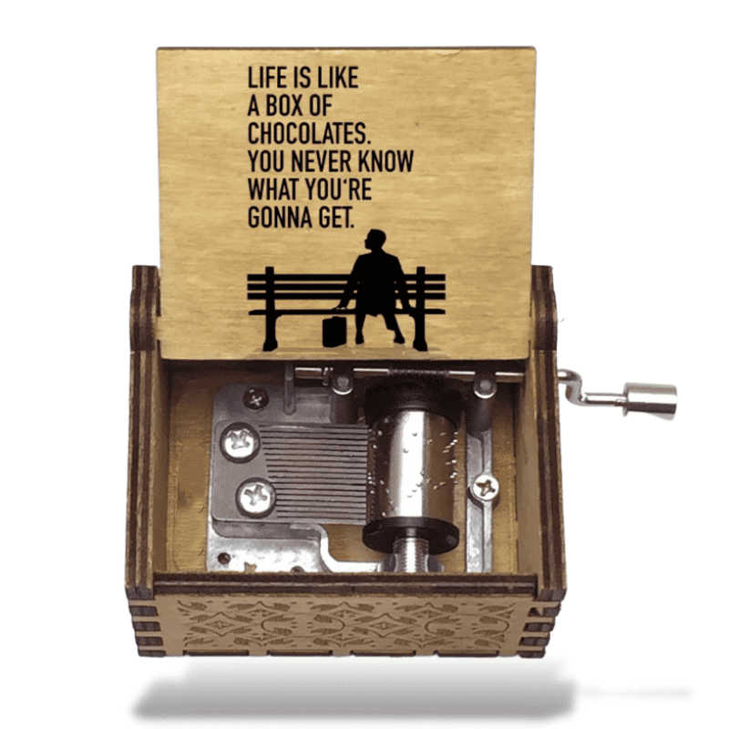 Boîte à Musique Forrest Gump Bois